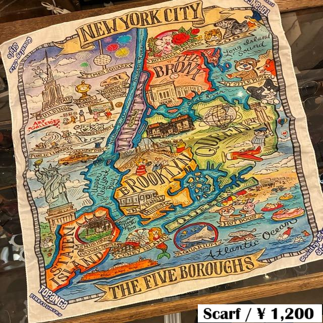 TOPANGA accessory TOPANGA FIRECOUNTRY Bandana NEW YORK CITY White