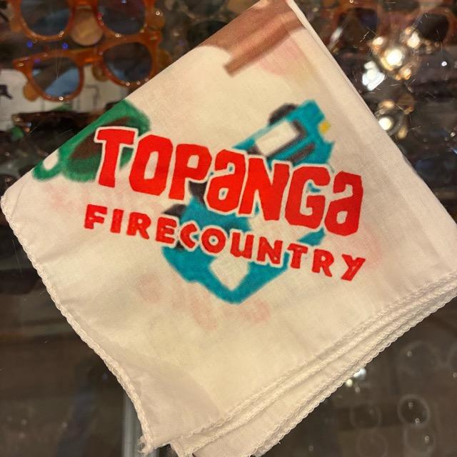 TOPANGA accessory TOPANGA FIRECOUNTRY Bandana KYUSYU JAPAN White