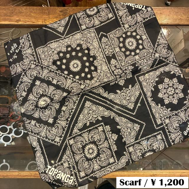 TOPANGA accessory TOPANGA FIRECOUNTRY Bandana Random paisley Black