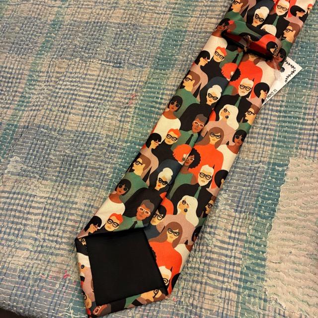 TOPANGA Accessory Art necktie 4type Glasses People Banana Message