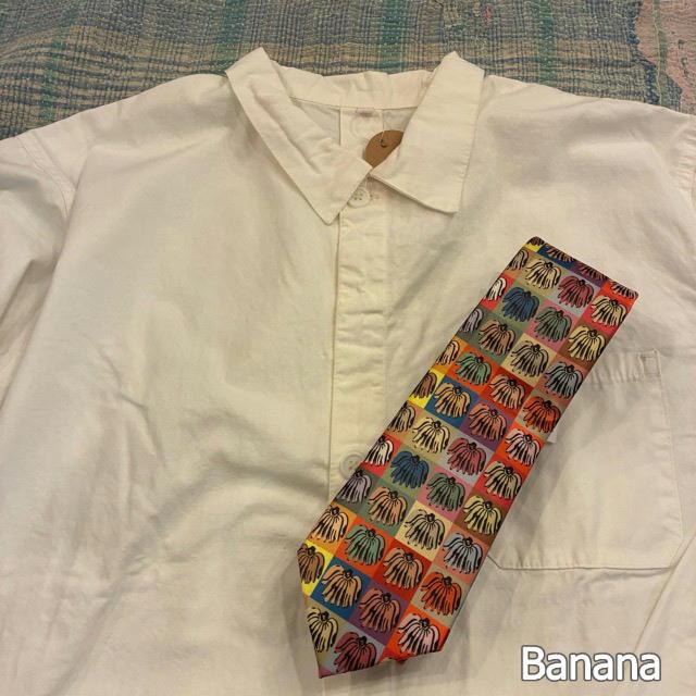 TOPANGA Accessory Art necktie 4type Glasses People Banana Message