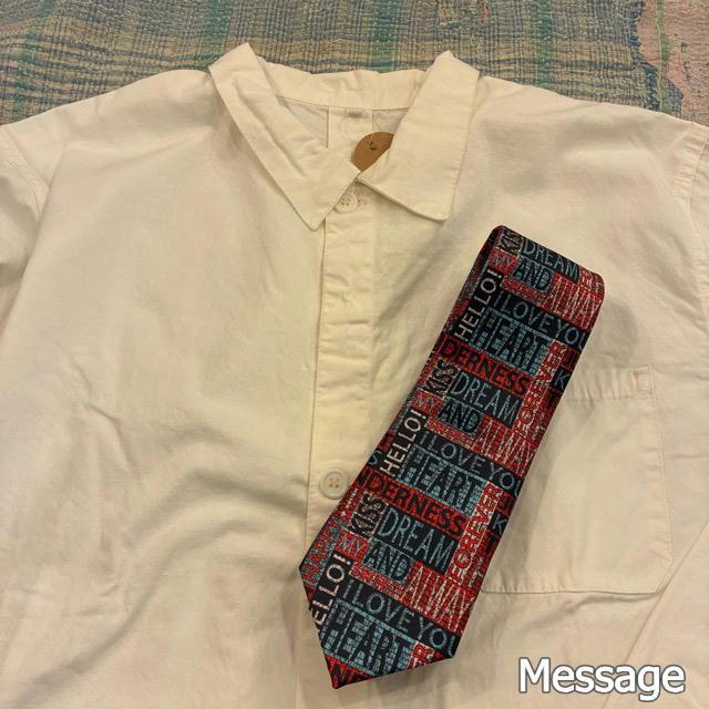 TOPANGA Accessory Art necktie 4type Glasses People Banana Message