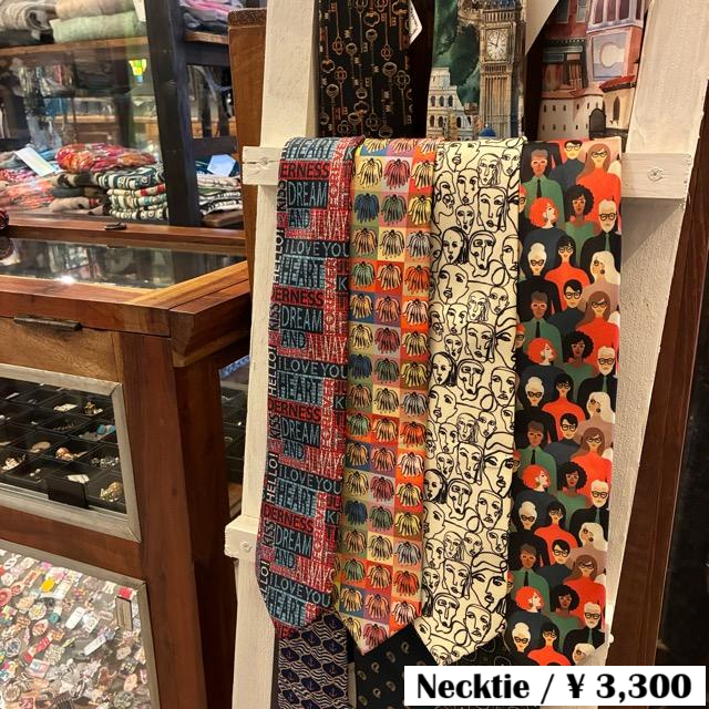 TOPANGA Accessory Art necktie 4type Glasses People Banana Message