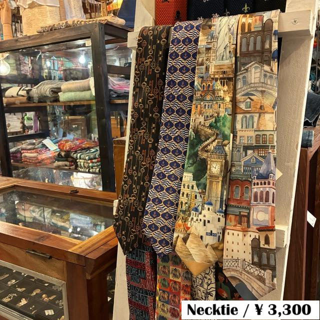 TOPANGA Accessory Art necktie 4type Venice World Anchor Key