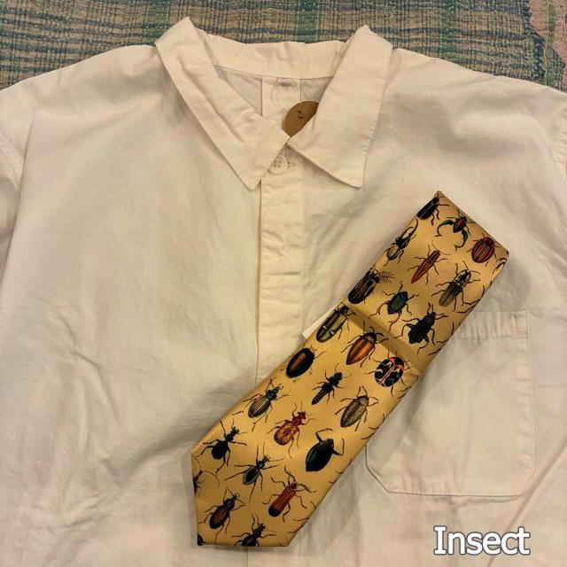 TOPANGA Accessory Art necktie 4type Pug Cats Insect Flamingo