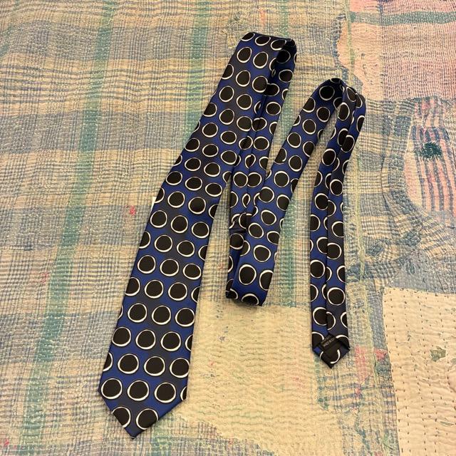 TOPANGA Accessory Art necktie 4type Circle Arabesque Flower Hibiscus