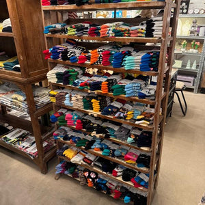 TOPANGA SOCKS Men's　レトロゲームソックス　ブルー　テレビゲーム　靴下　メンズソックス　スニーカー　足元ファッション　プチギフト　