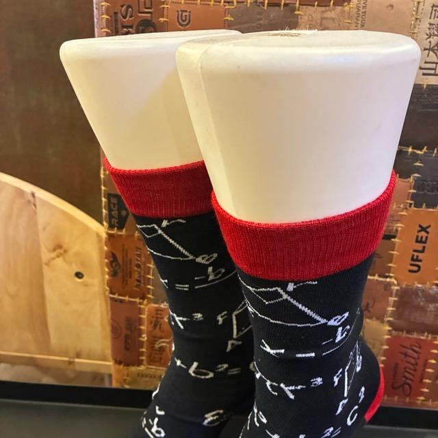 TOPANGA SOCKS Men's Art Socks Acoustic Mathematical formula