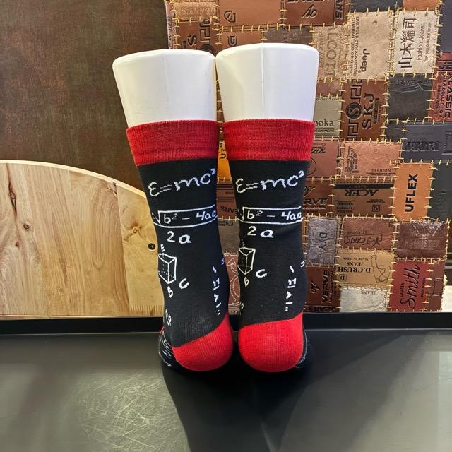 TOPANGA SOCKS Men's Art Socks Acoustic Mathematical formula