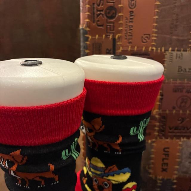 TOPANGA SOCKS Lady's Art Socks Mexican Chihuahua Black