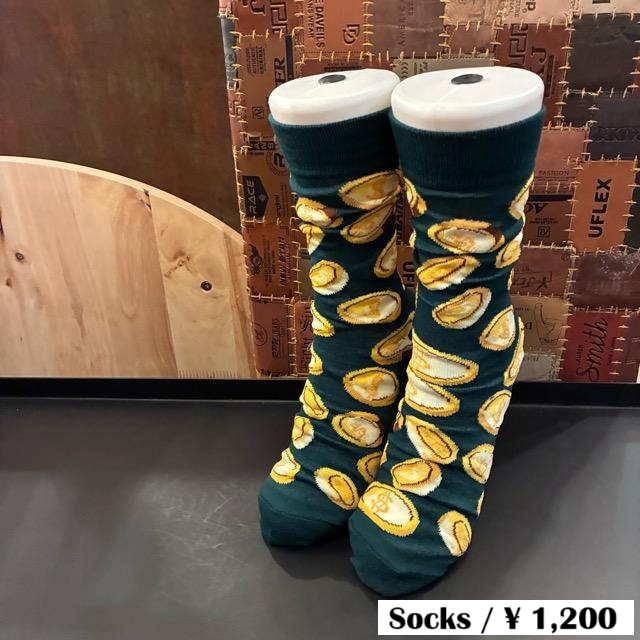 TOPANGA SOCKS Lady's　Art Socks Coin Navy