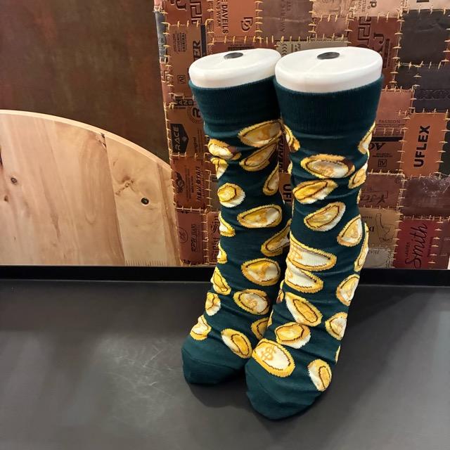 TOPANGA SOCKS Lady's　Art Socks Coin Navy