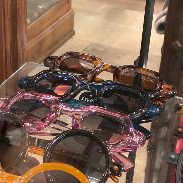 TOPANGA Accessory　チャンキーカラーヘキサゴンサングラス　全3色　ピンク　ブルー　べっ甲　伊達眼鏡　だてメガネ　レディース　メンズ　UV400