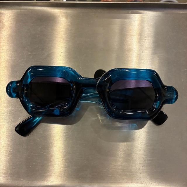 TOPANGA Accessory　チャンキーカラーヘキサゴンサングラス　全3色　ピンク　ブルー　べっ甲　伊達眼鏡　だてメガネ　レディース　メンズ　UV400