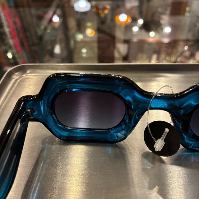 TOPANGA Accessory　チャンキーカラーヘキサゴンサングラス　全3色　ピンク　ブルー　べっ甲　伊達眼鏡　だてメガネ　レディース　メンズ　UV400