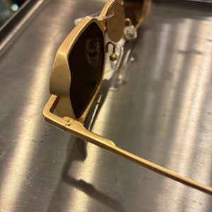 TOPANGA Accessory　ジオメトリックヘキサゴンサングラス　全3色　ゴールド　シルバー　ブラウン　伊達眼鏡　だてメガネ　レディース　メンズ　UV400