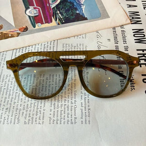 TOPANGA Accessory Bicolor Grandpa Boston Sunglasses　3types