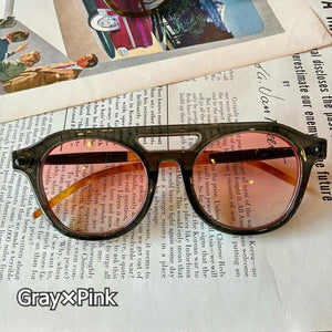 TOPANGA Accessory Bicolor Grandpa Boston Sunglasses　3types