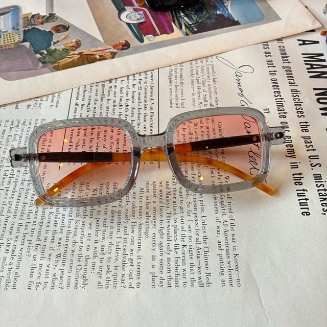 TOPANGA Accessory Bicolor Square Sunglasses　7types