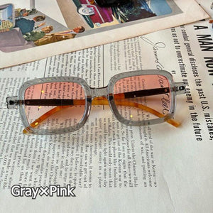 TOPANGA Accessory Bicolor Square Sunglasses　7types
