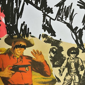 TOPANGA Zakka アートポスター　TEXAS RANGERS　カウボーイ　テキサス　ウォールデコ　壁飾り　絵画　リビング　寝室　ダイニング　エントランス　A1
