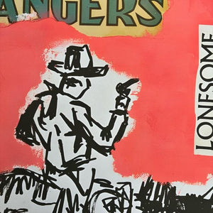 TOPANGA Zakka アートポスター　TEXAS RANGERS　カウボーイ　テキサス　ウォールデコ　壁飾り　絵画　リビング　寝室　ダイニング　エントランス　A1