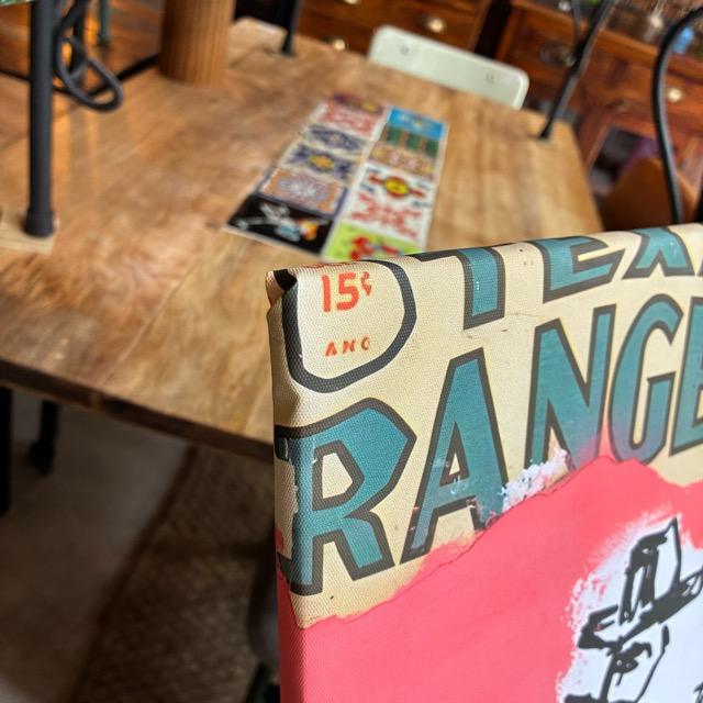 TOPANGA Zakka アートポスター　TEXAS RANGERS　カウボーイ　テキサス　ウォールデコ　壁飾り　絵画　リビング　寝室　ダイニング　エントランス　A1