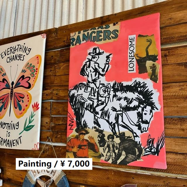 TOPANGA Zakka アートポスター　TEXAS RANGERS　カウボーイ　テキサス　ウォールデコ　壁飾り　絵画　リビング　寝室　ダイニング　エントランス　A1