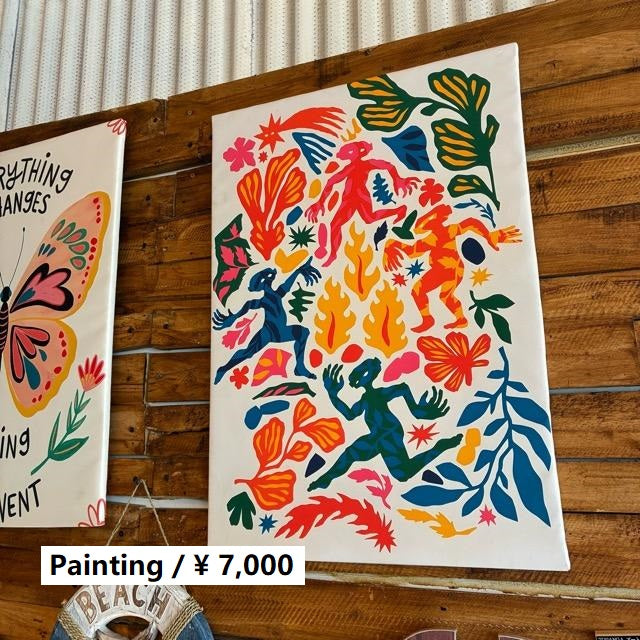 TOPANGA Zakka アートポスター　FOREST FAIRY　森の妖精　カラフル　ダンス　ウォールデコ　壁飾り　絵画　リビング　寝室　ダイニング　エントランス　A1