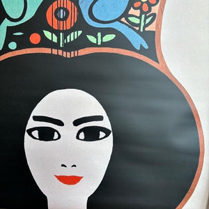 TOPANGA Zakka アートポスター　JAZZ GUITAR　ジャズ　ギター　ミュージック　ウォールデコ　壁飾り　絵画　リビング　寝室　ダイニング　エントランス　A1