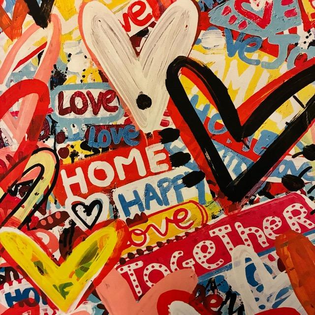 TOPANGA Zakka アートポスター　LOVE　ポップアート　グラフィティ　ウォールデコ　壁飾り　絵画　リビング　寝室　ダイニング　エントランス　A1