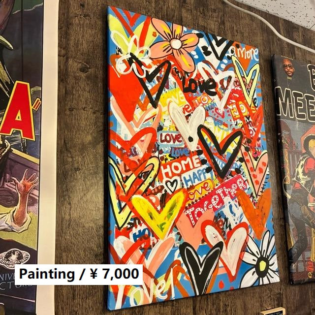 TOPANGA Zakka アートポスター　LOVE　ポップアート　グラフィティ　ウォールデコ　壁飾り　絵画　リビング　寝室　ダイニング　エントランス　A1