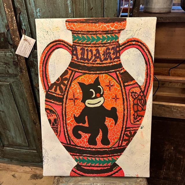 TOPANGA Zakka アートポスター　 GENIE　壺の魔人　ウォールデコ　壁飾り　絵画　リビング　寝室　ダイニング　エントランス　A1