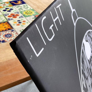 TOPANGA Zakka アートポスター　LIGHT　ブラック　ウォールデコ　モノクロアート 　壁飾り　絵画　リビング　ベッドルーム　寝室　ダイニング　エントランス
