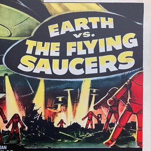 TOPANGA Zakka アートポスター　FLYING SAUCERS ATTACK! 　ウォールデコ　壁飾り　絵画　リビング　ベッドルーム　寝室　ダイニング　エントランス　A1