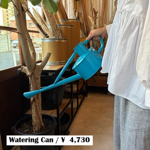 Earth Color Watering Can　Blue