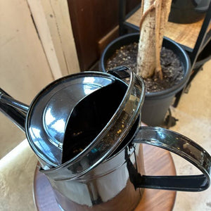 Earth Color Watering Can　Black
