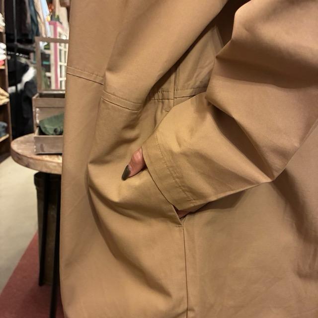 UNIVERSAL TISSU Cotton Compact Weather Sarouel All-in-One, Beige, Long, Made in Japan