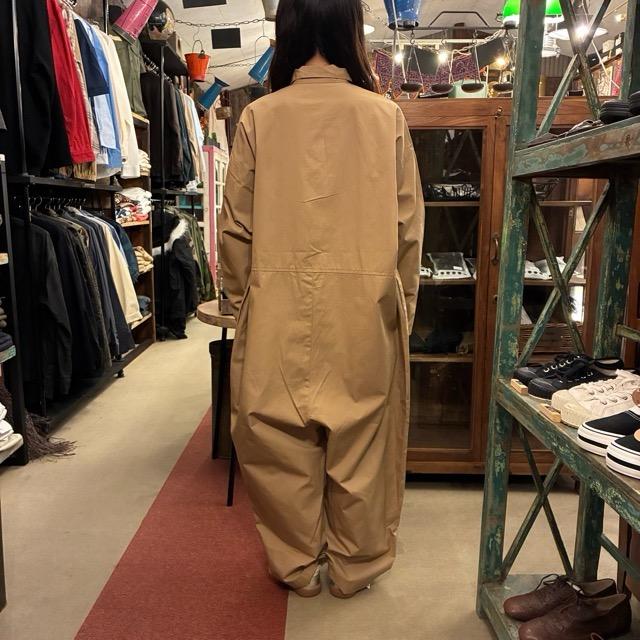 UNIVERSAL TISSU Cotton Compact Weather Sarouel All-in-One, Beige, Long, Made in Japan