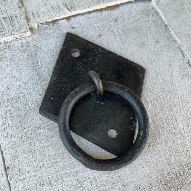 Indian Handmade Black Iron Diamond Handle Knob