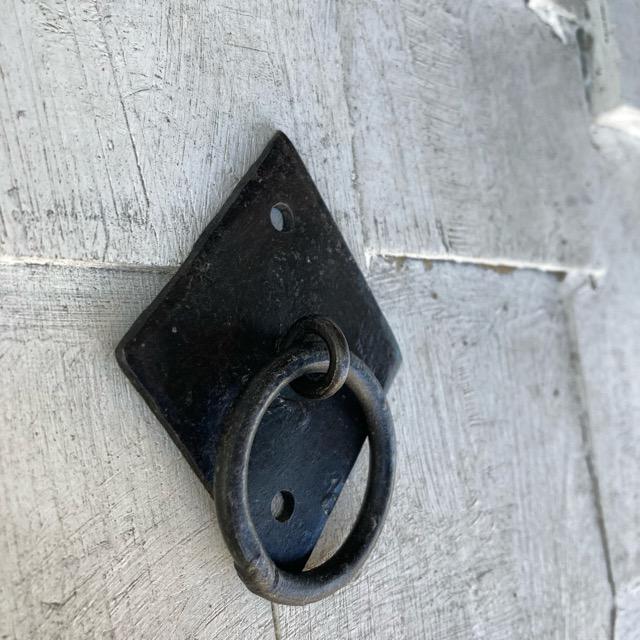 Indian Handmade Black Iron Diamond Handle Knob