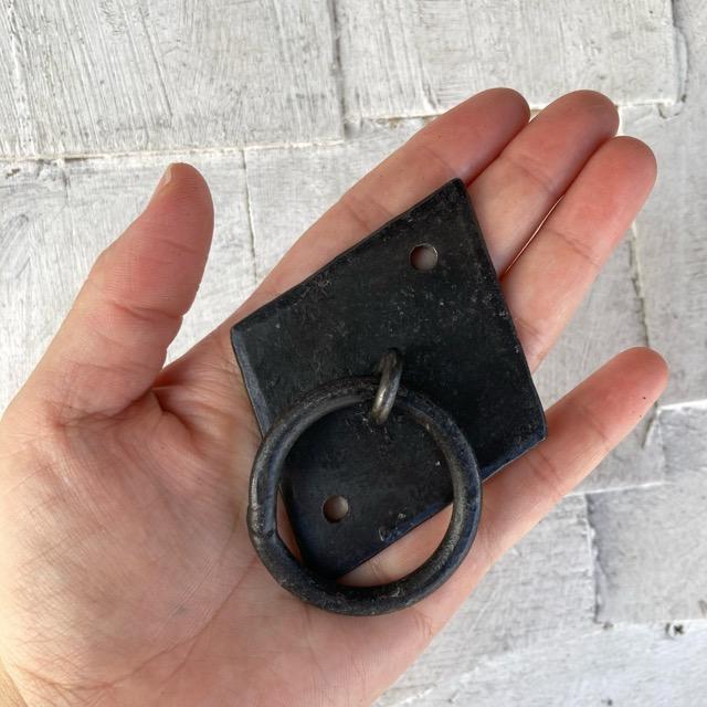 Indian Handmade Black Iron Diamond Handle Knob