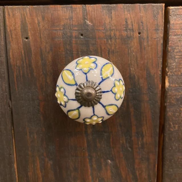 India Ceramic Round Knob 4 types