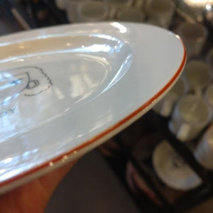 ENNUI GENTLEMAN／LADY　 PLATE SIZE M 2DESIGN　IN TOTAL MINO WARE PORCELAIN