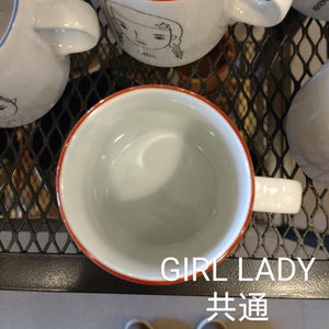 アンニュイマグシンプル　全4種　マグカップ　　美濃焼 日本製　　コーヒー　磁器　日本製　　