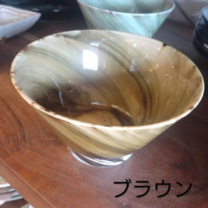Marble Bowls, 3 Types Available, Rice Bowls, Ochazuke, Japanese Tableware, Mino Ware, Made in Japan, Ceramic