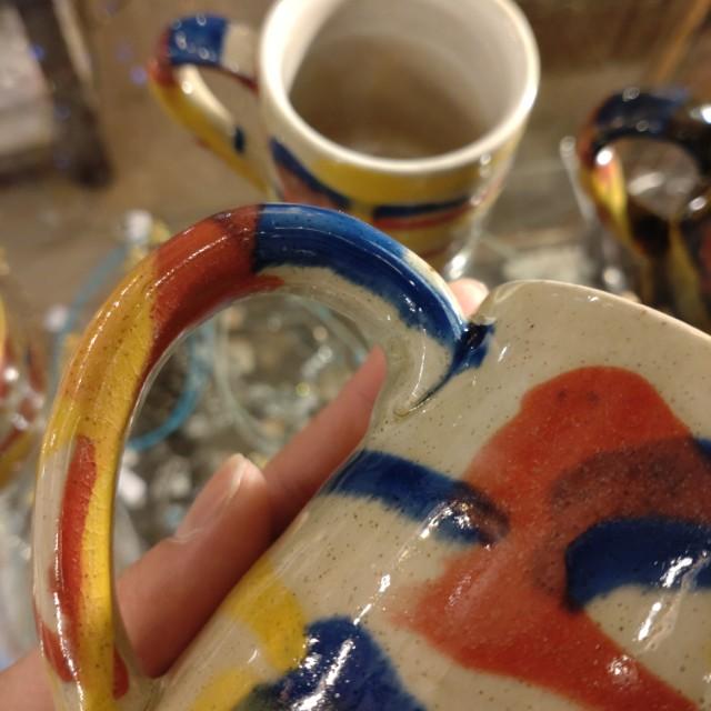 ペインターマグカップ　全2種　PAINTER MUG　マグカップ　美濃焼 日本製　陶器　コーヒー　紅茶　カラフル　アーティスティック　アート
