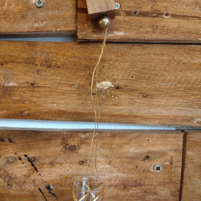 HANGING FLOWER VASE Single flower vase Wall hanging