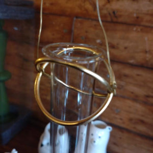 HANGING FLOWER VASE Single flower vase Wall hanging