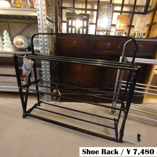 Foldable shoe rack Zinc　POST GENERAL Shoes　Interior　Display　Slippers